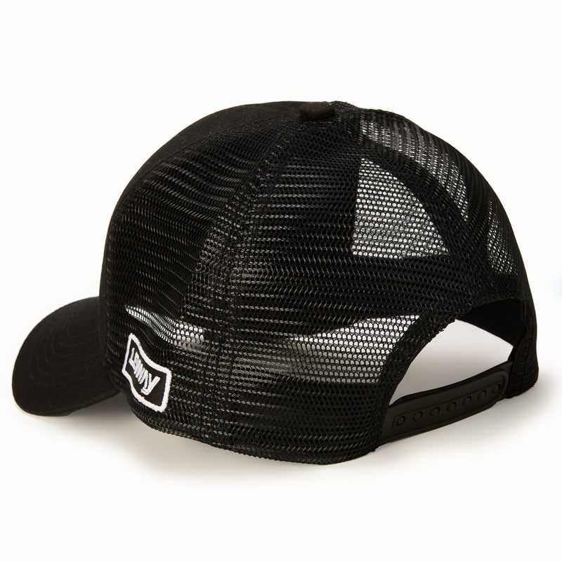 Boné Preto com Branco