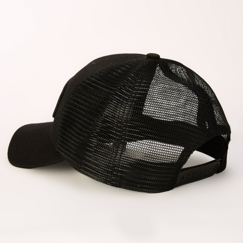 Boné Preto com Laranja